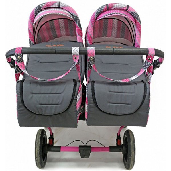 Детская коляска для двойни Polmobil Viva 2 в 1 фото 4