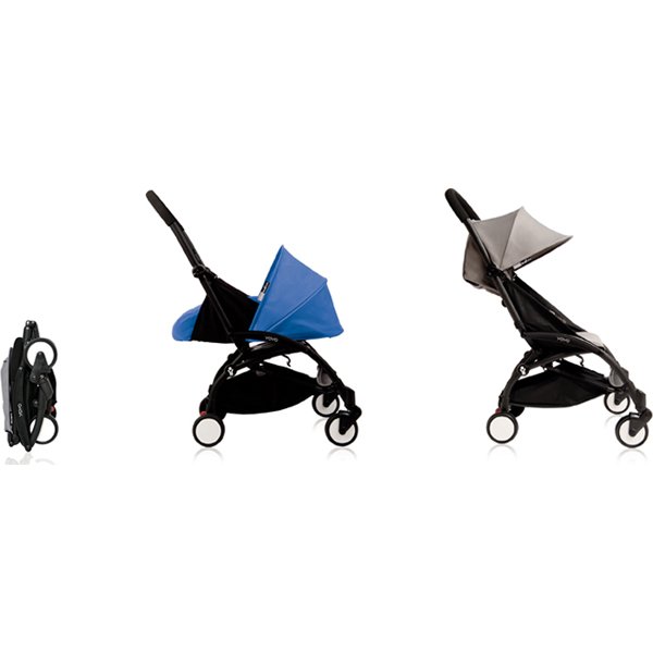 Детская прогулочная коляска Babyzen Yoyo 6+, со сменным текстилем Color Pack, белая рама фото 9