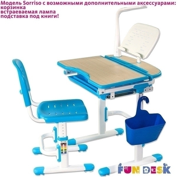 Комплект парта и стул-трансформеры FunDesk Sorriso фото 5
