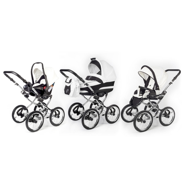 Детская коляска Esspero Classic 3 в 1, шасси Chrome - Фото