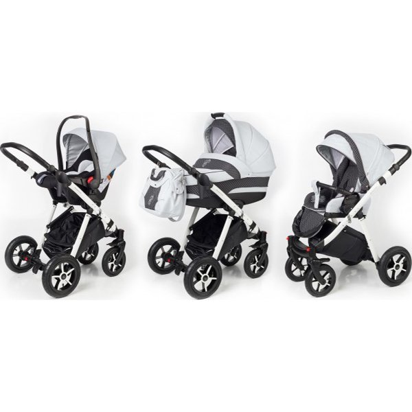 Фото Детская коляска Esspero Newborn Lux 3 в 1, шасси White, реальные фотографии клиентов | Коляски-Кроватки.Ру