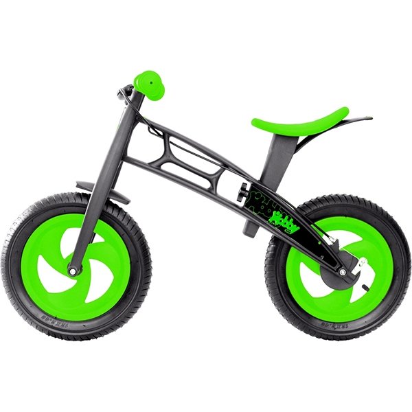 Велобалансир + беговел Hobby-Bike RT Fly А Черная Оса Plastic А-шины елочка фото 8