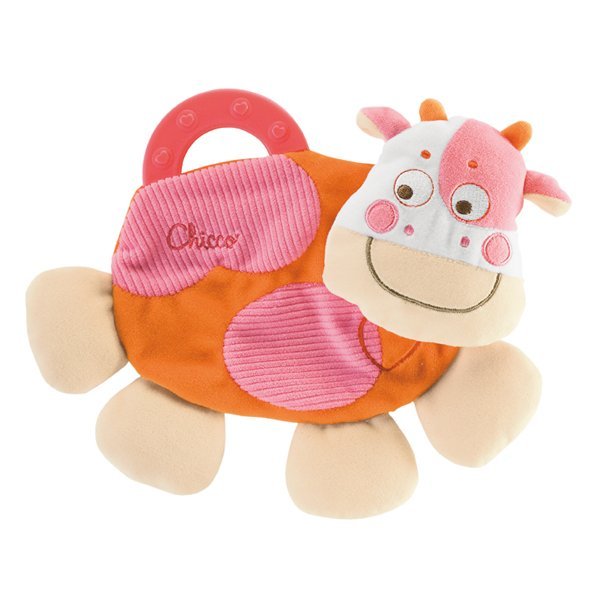 71347 Chicco Игрушка мягконабивная "Коврик игровой с прорезывателем  "Корова"" - Фото