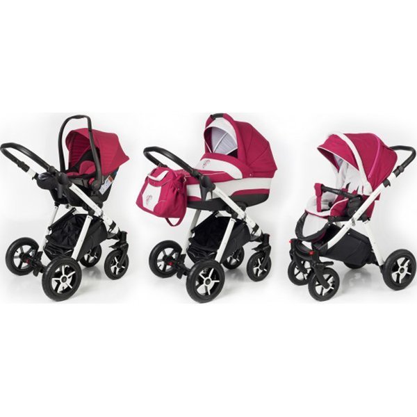 Фото Детская коляска Esspero Newborn Lux 3 в 1, шасси White, реальные фотографии клиентов | Коляски-Кроватки.Ру