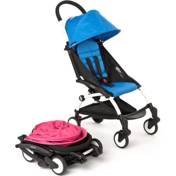 Детская прогулочная коляска Babyzen Yoyo 6+, со сменным текстилем Color Pack, белая рама фото 12