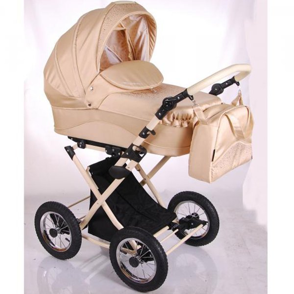 Детская коляска для новорожденного Lonex Carrozza Crystal - Фото