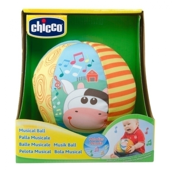 Мягкая игрушка Chicco Музыкальный Мячик фото 1