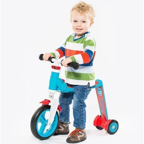 Трехколесный самокат-беговел 2 в 1 Scoot&Ride Highway Baby Plus фото 6