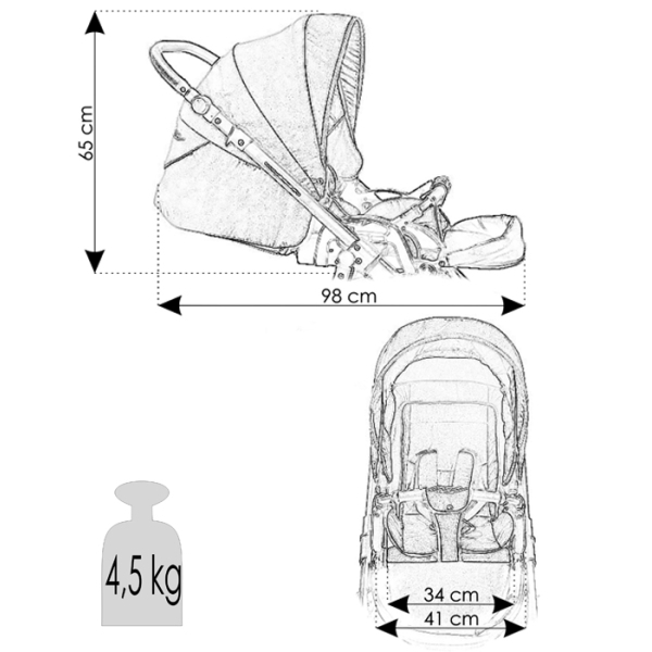 Детская коляска Bexa D'Angela 3 в 1 фото 9