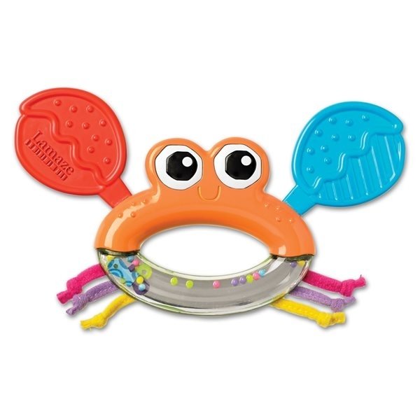 ТО27621 Детская погремушка мягкая Tomy Lamaze "Крабик Клик-Клак" фото 1