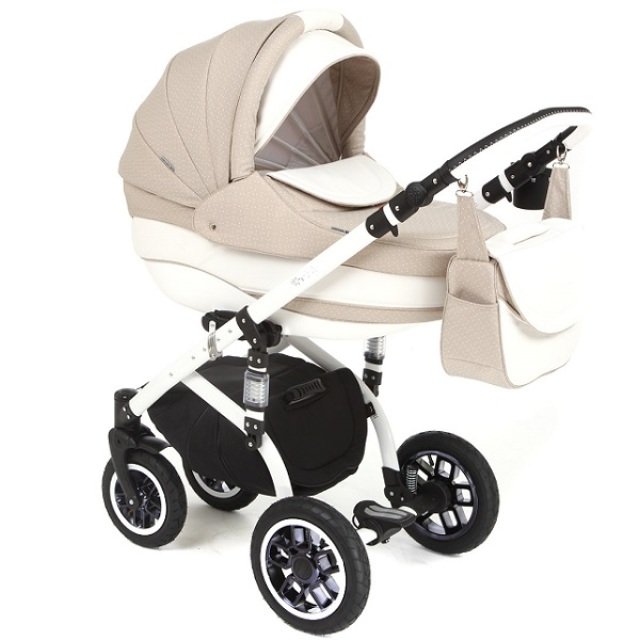 Фото Детская коляска Adamex Galactic Eco 2 в 1, 50% эко-кожа, реальные фотографии клиентов | Коляски-Кроватки.Ру
