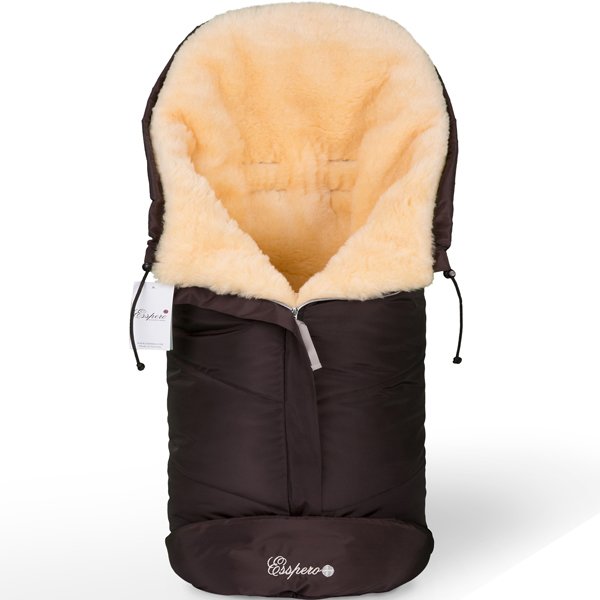 Фото Конверт Esspero Sleeping Bag натуральная 100% шерсть, реальные фотографии клиентов | Коляски-Кроватки.Ру