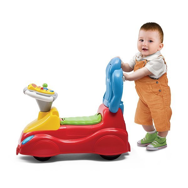 2133 Машина-каталка Weina с родительской ручкой фото 1