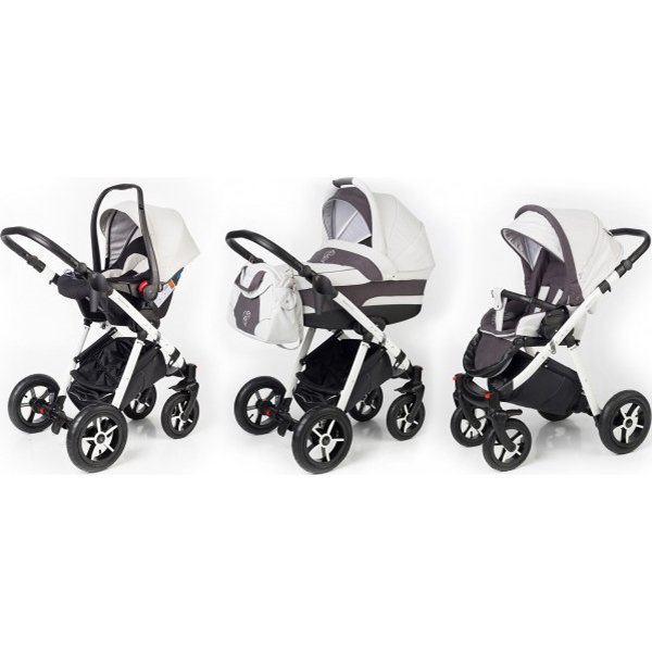 Фото Детская коляска Esspero Newborn Lux 3 в 1, шасси White, реальные фотографии клиентов | Коляски-Кроватки.Ру