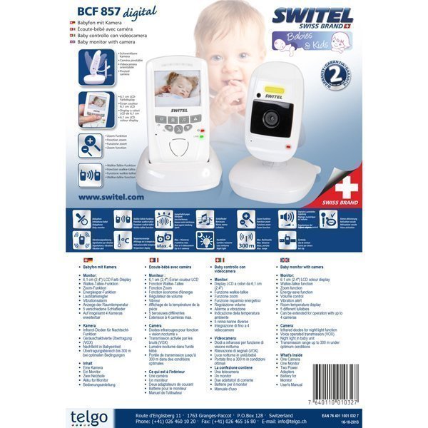 Видеоняня Switel BCF857 фото 1