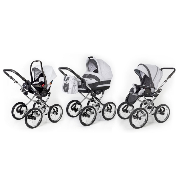 Фото Детская коляска Esspero Classic 3 в 1, шасси Chrome, реальные фотографии клиентов | Коляски-Кроватки.Ру