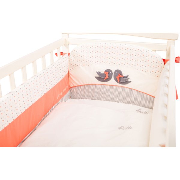Комплект в детскую кроватку Putti Baby Bird, 6 предметов фото 2
