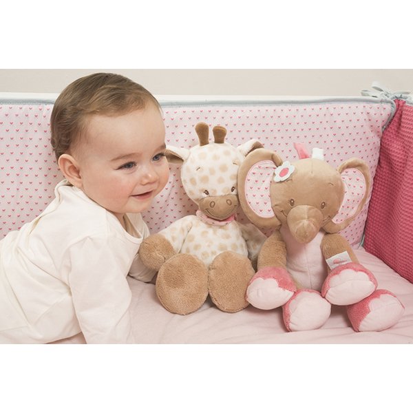 Мягкие игрушки Nattou Doudou Charlotte & Rose Слоник и Собачка 655125, 531146 фото 5