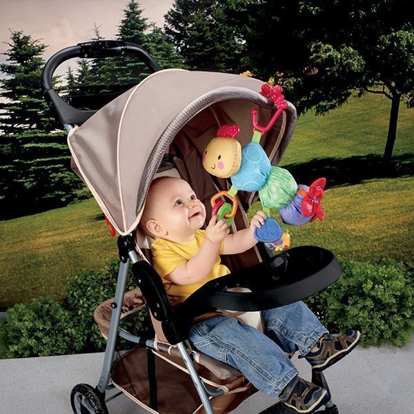 FP W9911 Игрушка для крепления к коляске Fisher Price Гусеница фото 2