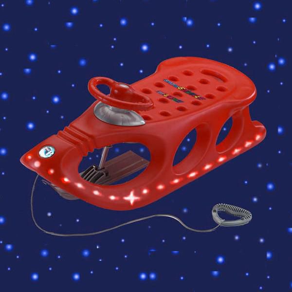 Детские санки KHW Snow Shuttle de Luxe Night-Fever фото 3