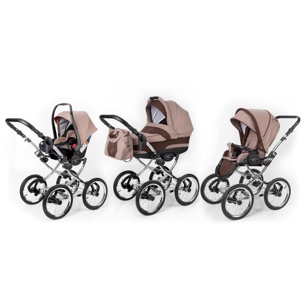 Фото Детская коляска Esspero Classic 3 в 1, шасси Chrome, реальные фотографии клиентов | Коляски-Кроватки.Ру