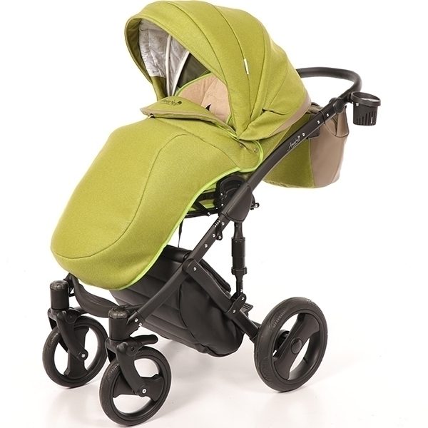 Детская коляска AmaroBaby City Ecco 2 в 1, ткань+эко-кожа фото 21
