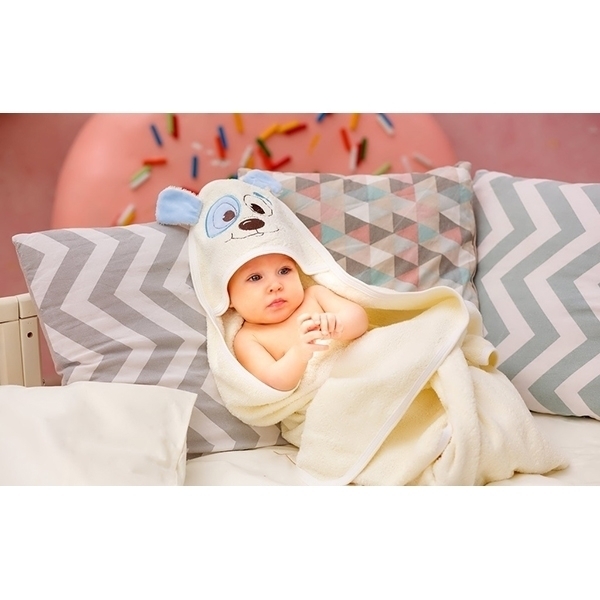 Детское полотенце с капюшоном Twinklbaby Fun Dry Собачки фото 5