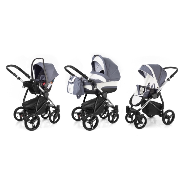 Фото Детская коляска Esspero Newborn Lux 3 в 1, шасси Chrome, реальные фотографии клиентов | Коляски-Кроватки.Ру