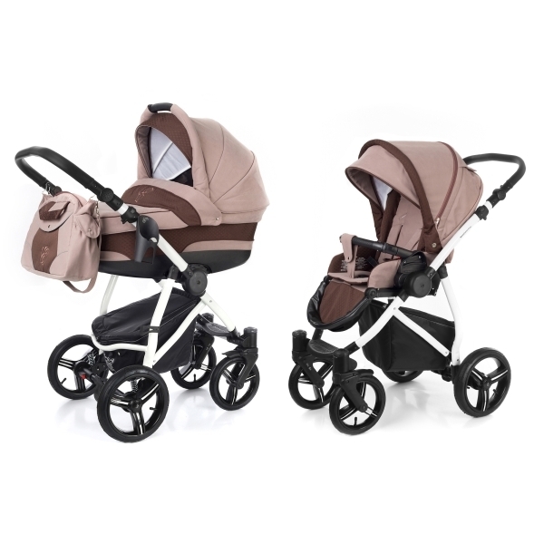 Фото Детская коляска Esspero Newborn Lux 2 в 1, шасси White, реальные фотографии клиентов | Коляски-Кроватки.Ру
