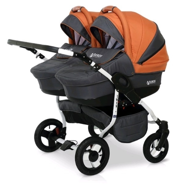 Фото Детская коляска для двойни Verdi Twin 2 в 1, реальные фотографии клиентов | Коляски-Кроватки.Ру