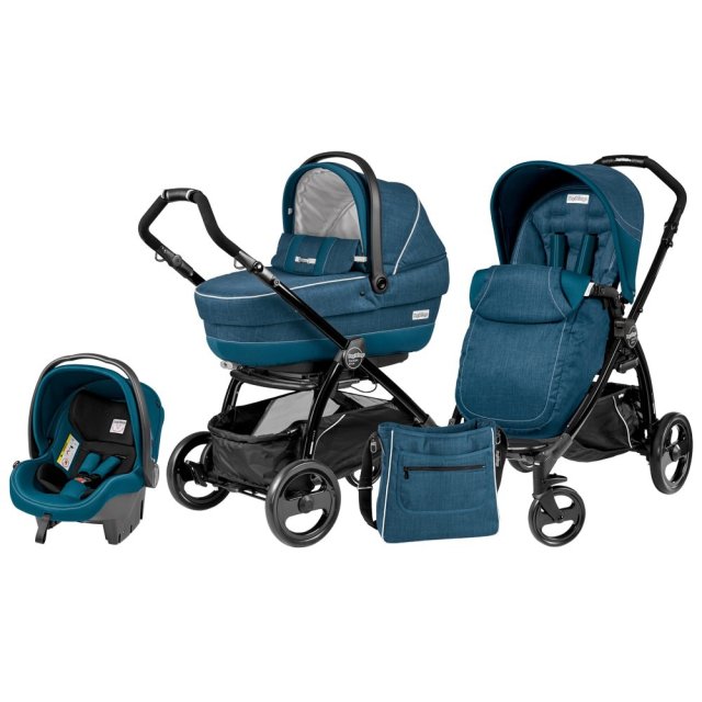 Фото Детская коляска Peg-Perego Book Plus Completo 3 в 1, шасси Black, реальные фотографии клиентов | Коляски-Кроватки.Ру