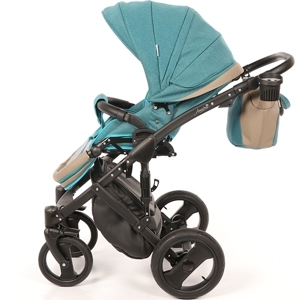 Детская коляска AmaroBaby City Ecco 2 в 1, ткань+эко-кожа фото 17