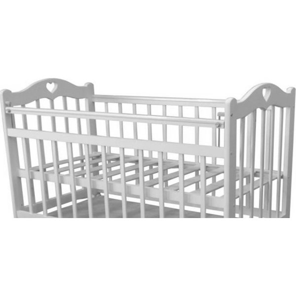 Фото Детская кроватка PloomaBaby Виолетта с сердечком, колеса + качалка, реальные фотографии клиентов | Коляски-Кроватки.Ру