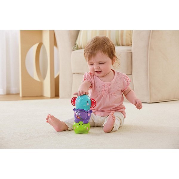 FP BGP41 Развивающие игрушки-кубики Fisher Price Животные из Тропического Леса фото 6