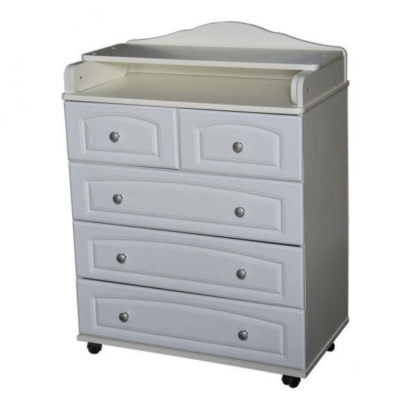 Пеленальный комод Антел Ульяна-6 800/5 МДФ - Фото
