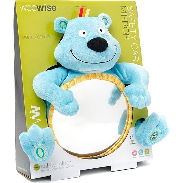 Безопасное детское зеркальце в автомобиль WeeWise Мишка фото 2