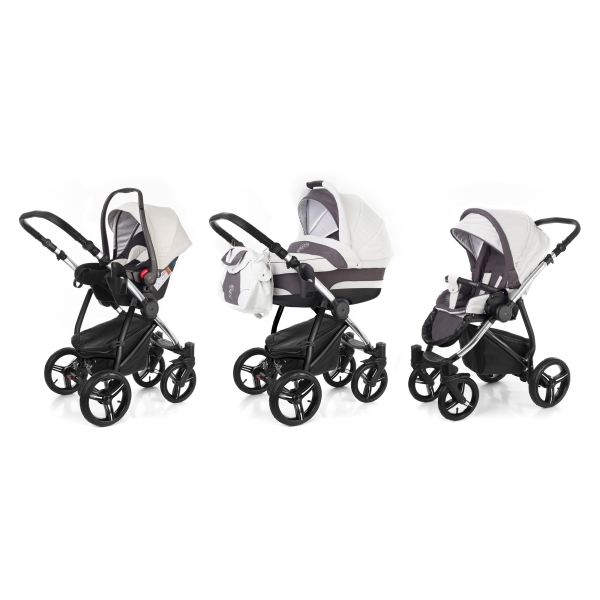 Фото Детская коляска Esspero Newborn Lux 3 в 1, шасси Chrome, реальные фотографии клиентов | Коляски-Кроватки.Ру