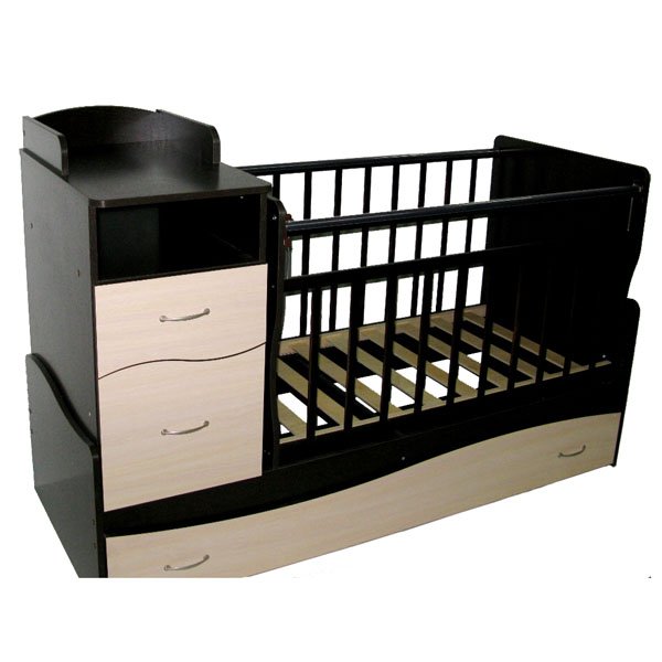 Детская кровать-трансформер Detimport Кроха с маятником фото 2