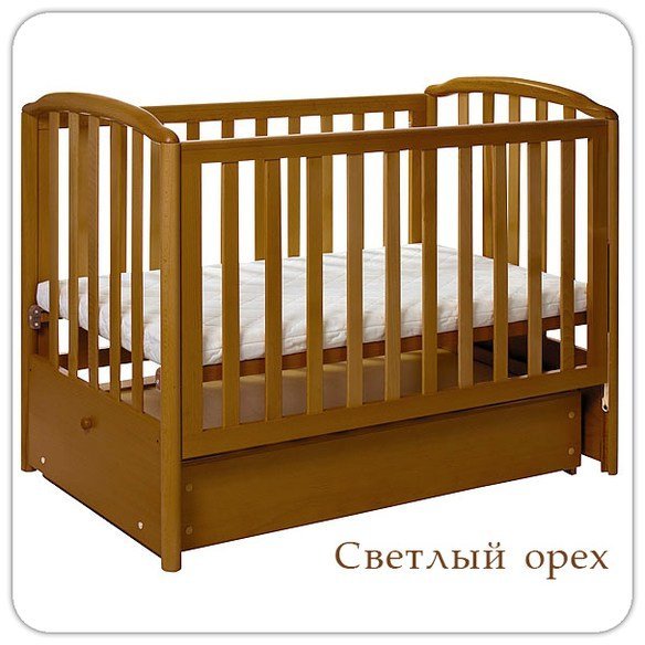 Детская кроватка Кубаньлесстрой Маргаритка АБ 18.2 фото 1