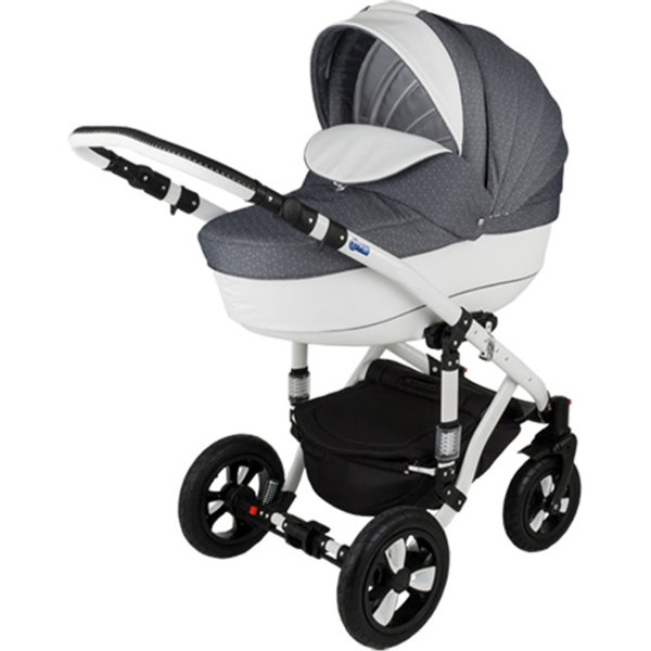 Фото Детская коляска Bebe-mobile Toscana Ecco 2 в 1, эко-кожа, реальные фотографии клиентов | Коляски-Кроватки.Ру
