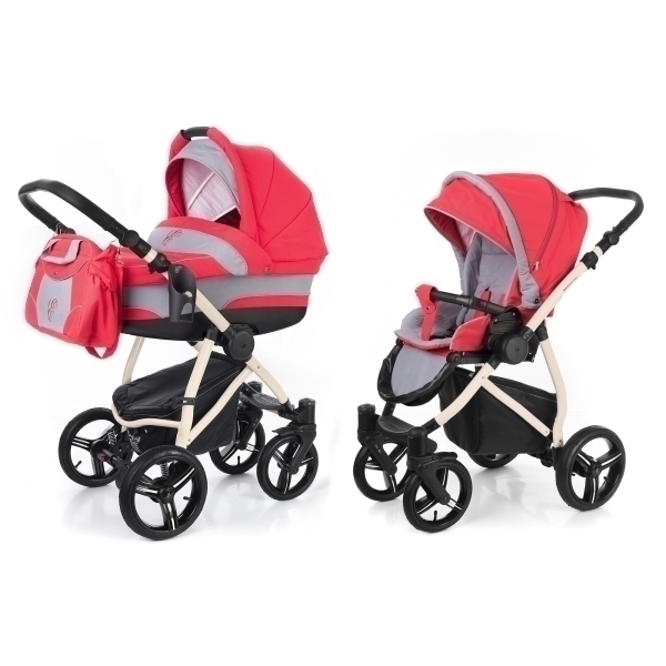 Детская коляска Esspero Newborn Lux 2 в 1, шасси Beige - Фото