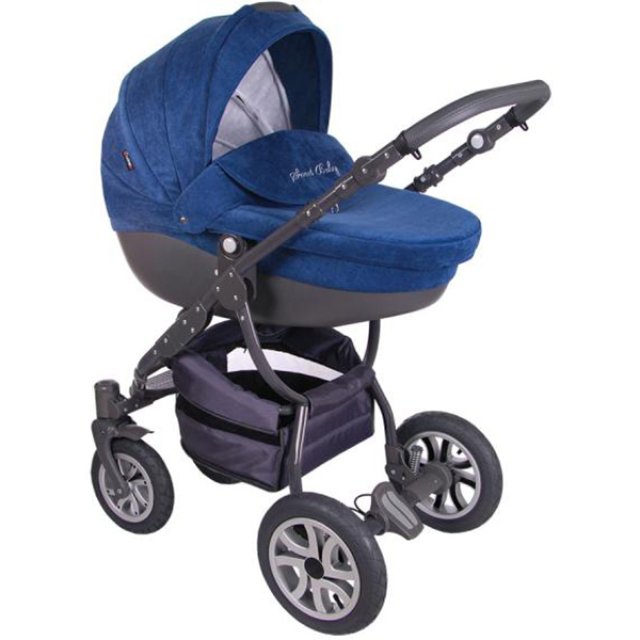 Детская коляска Lonex Sweet Baby Pastel Лонекс Свит Беби Пастель 3 в 1 - Фото