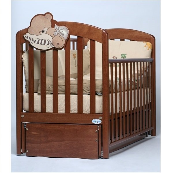 Фото Детская кроватка Baby Italia Leo продольный маятник, реальные фотографии клиентов | Коляски-Кроватки.Ру