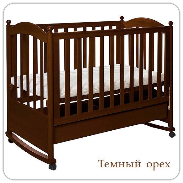 Кроватка детская Кубаньлесстрой АБ 18.1 "Семицветик" фото 2