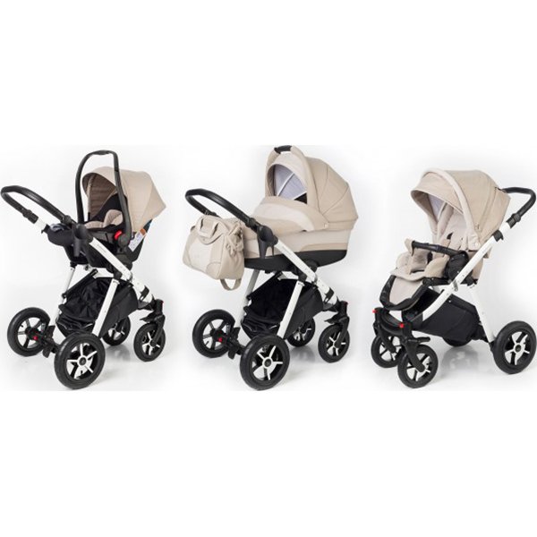 Фото Детская коляска Esspero Newborn Lux 3 в 1, шасси White, реальные фотографии клиентов | Коляски-Кроватки.Ру