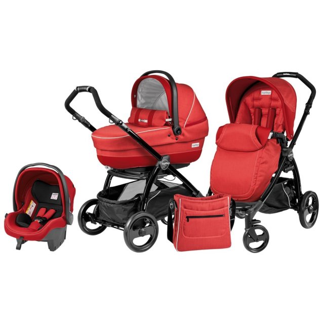 Фото Детская коляска Peg-Perego Book Plus Completo 3 в 1, шасси Black, реальные фотографии клиентов | Коляски-Кроватки.Ру
