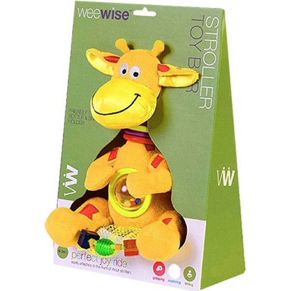 Мультиигрушка Той Бар для прогулочной коляски WeeWise Жираф фото 3