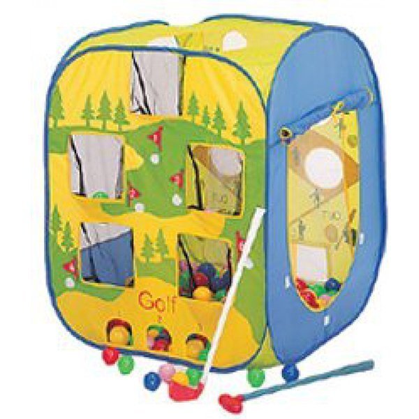 Детская палатка Calida Квадрат + 100 шаров + гольф + бейсбол фото 1