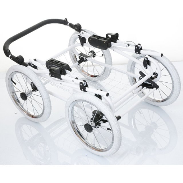 Детская коляска Lonex Classic Retro R-White 2 в 1 фото 10