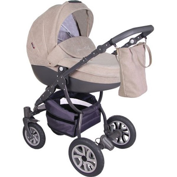 Фото Детская коляска Lonex Sweet Baby Pastel 2 в 1, реальные фотографии клиентов | Коляски-Кроватки.Ру